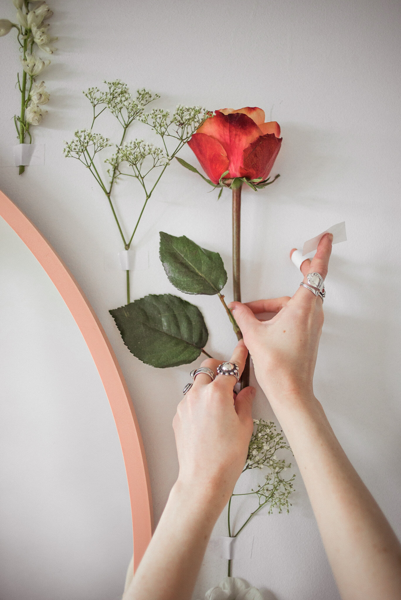 How to Make a DIY Flower Wall — DELANEY BEDROSIAN